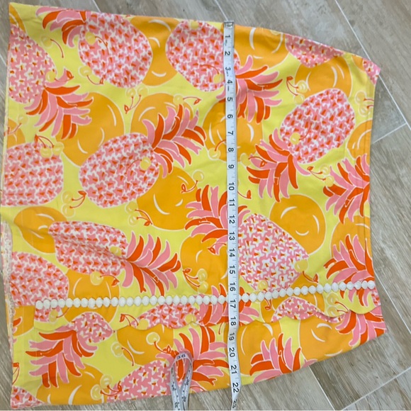 Vintage Pineapple print 🍍🍍Lilly Pulitzer skirt. Size 12 - Picture 12 of 16